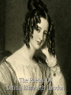 cover image of The Poetry of Letitia Elizabeth Landon